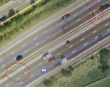 Perspective Distortion In Satellite Images - Contrary Lamp Stands