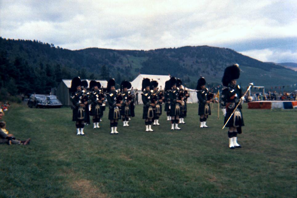 Ballater Highland Games - Pipe Band (believed to be from Royal Guard)