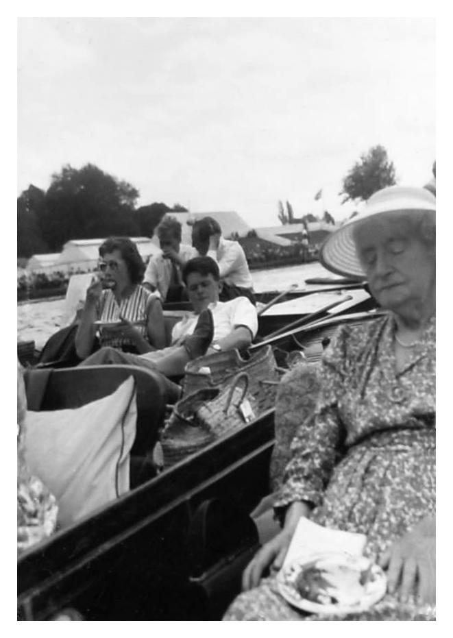 Effie Brereton (probably), & Unknown Boat Party, Henley Regatta