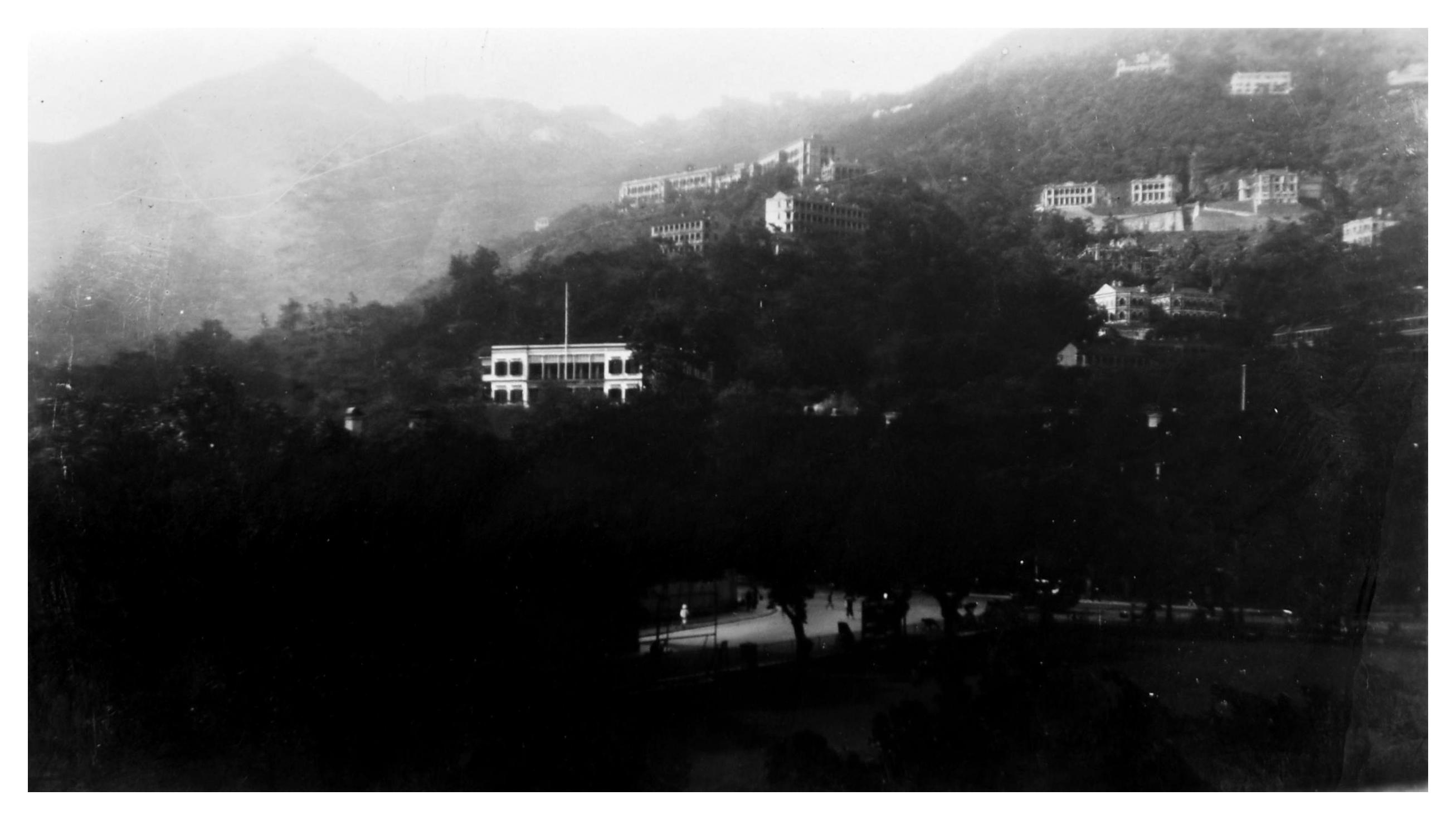 HQ, Flagstaff House, Hong Kong (left centre)