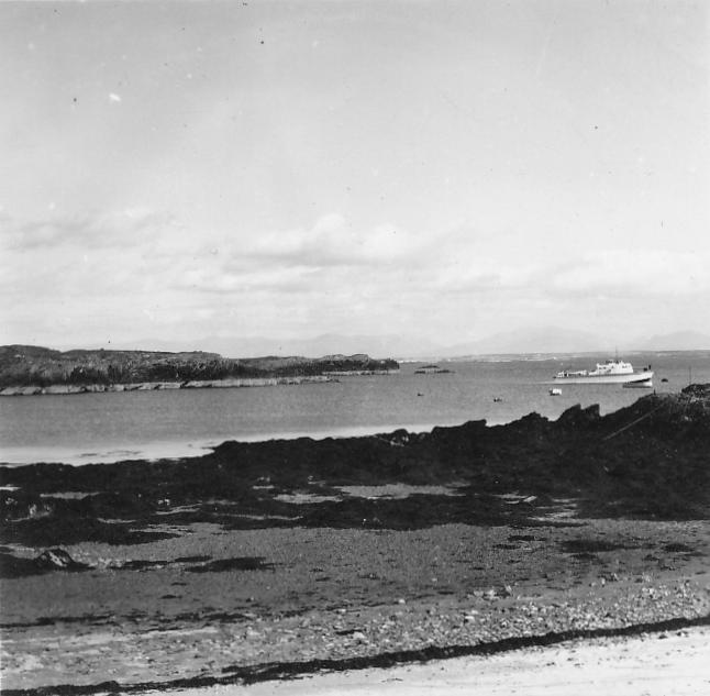 View From S Coast Of Holy Island E To Anglesey & Wales