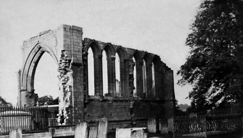 Worksop Priory, Ruins Of Lady Chapel (probably pre 1880)